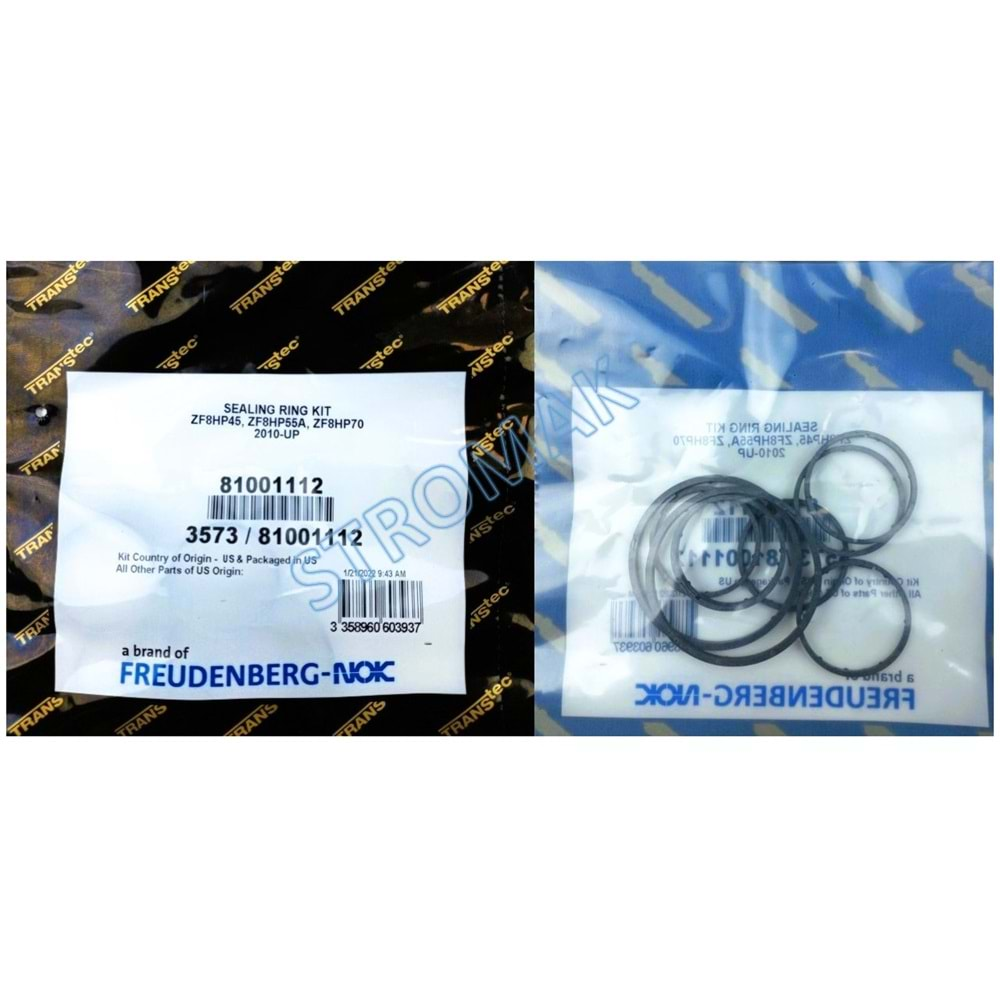 8HP45/8HP55/8HP70 SEALING RING KIT/TEFLON TAKIMI