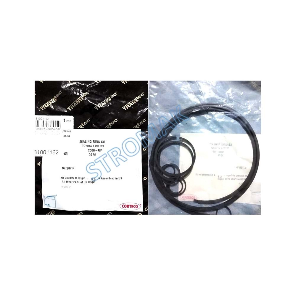 K110/CVT SEALING RING KIT/TEFLON TAKIMI