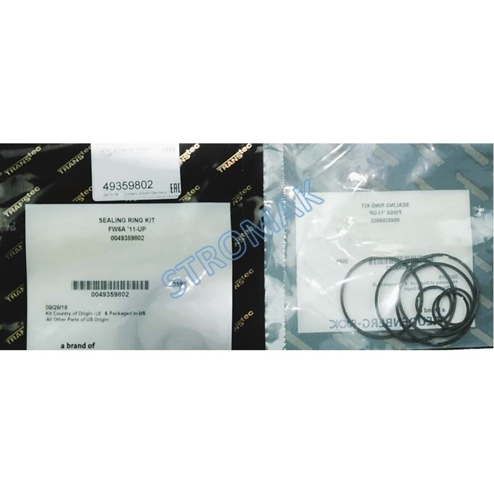 FWA6A TEFLON TAKIMI 2011-UP/SEALING RING KIT