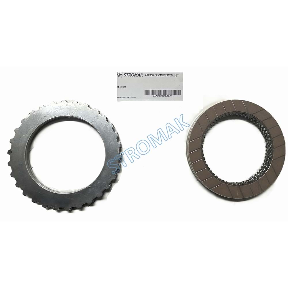 ATC350 FRICTION/STEEL SET
