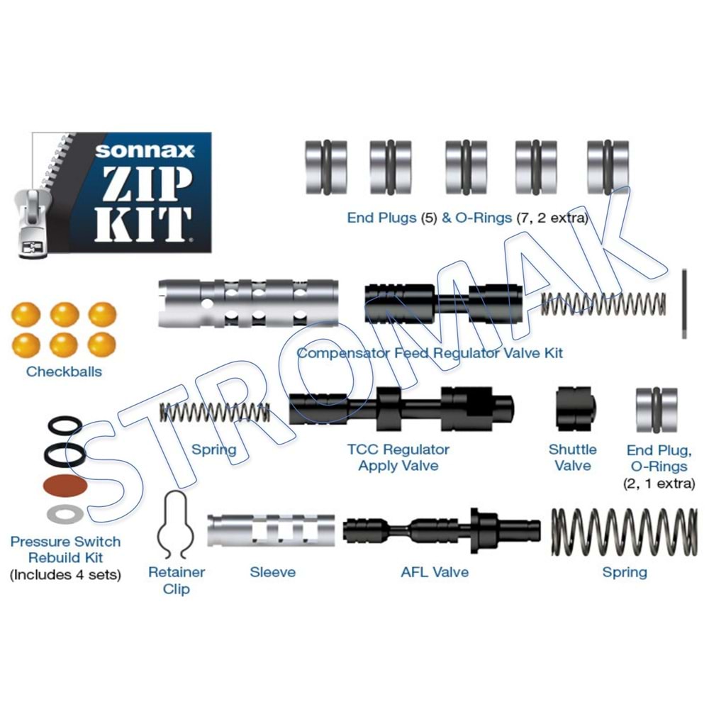 6T40/45/50/30 GEN I ZIP KIT