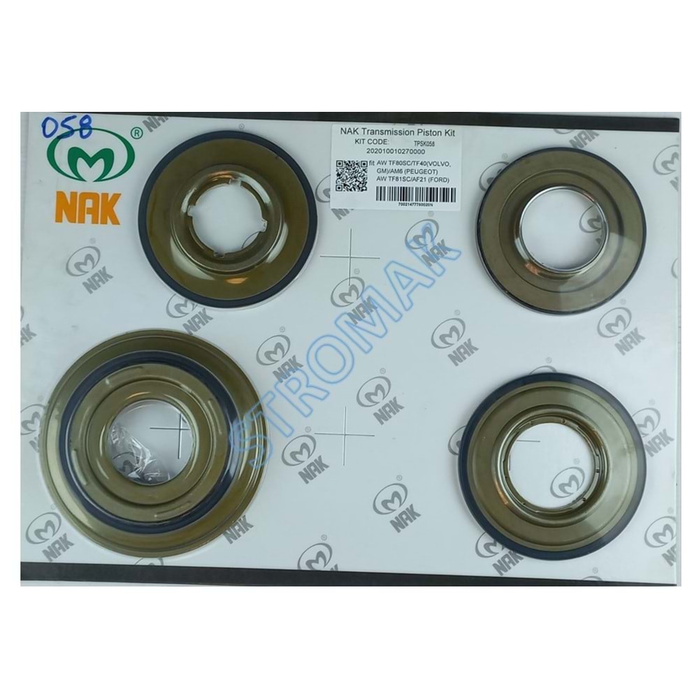 TF80SC/AF40 PİSTON TAKIMI